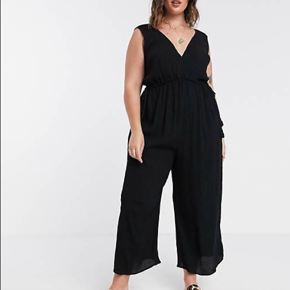 ASOS Curve Pants - NWT ASOS Curve black jumpsuit size 22